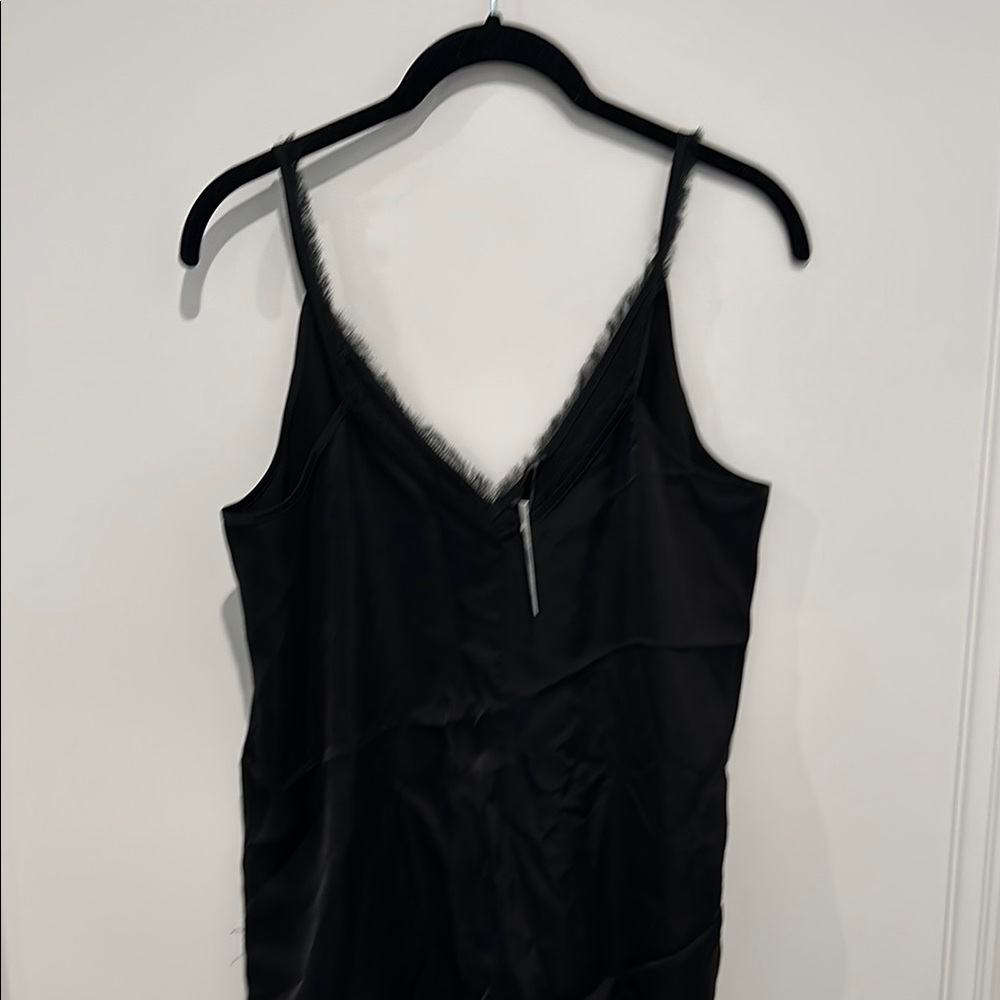 Black Satin ATM Camisole